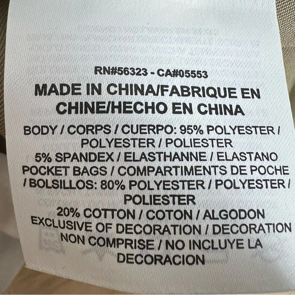 NIKE Golf Tan Flat Front Men's Shorts 34 - Picture 5 of 5